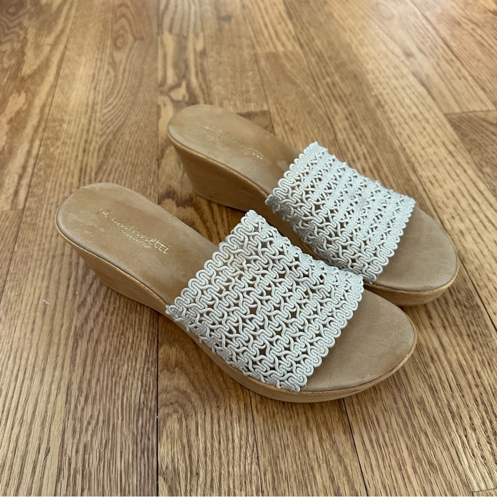 Crochet Wedge Sandals